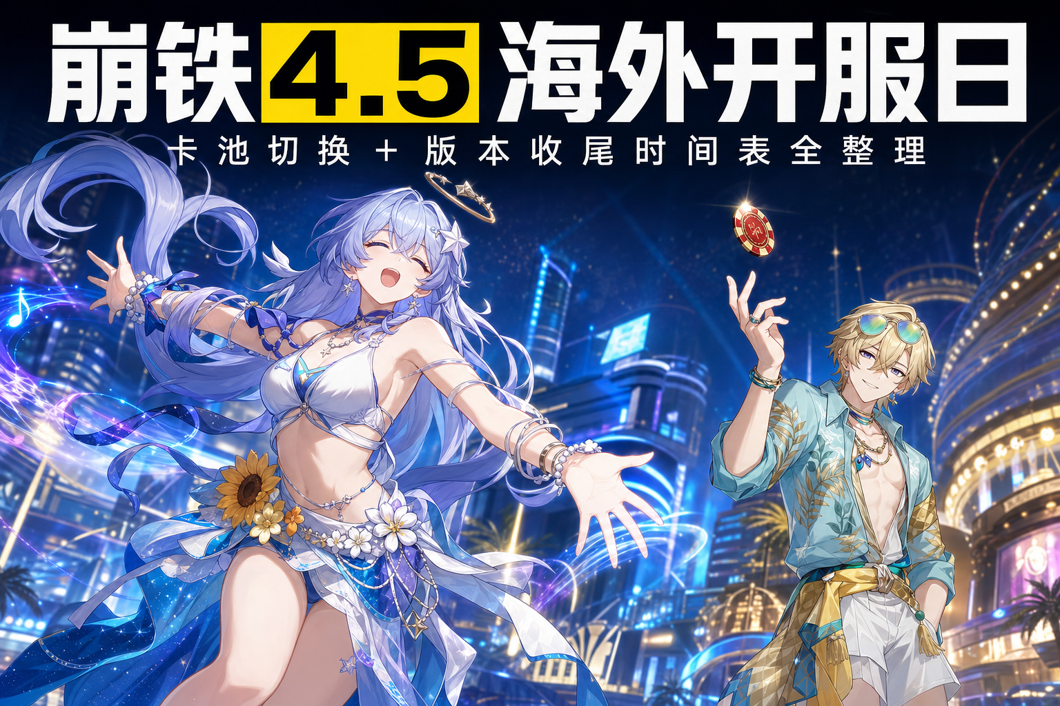 崩铁4.5版本海外怎么玩？开服日时间表与网络优化指南